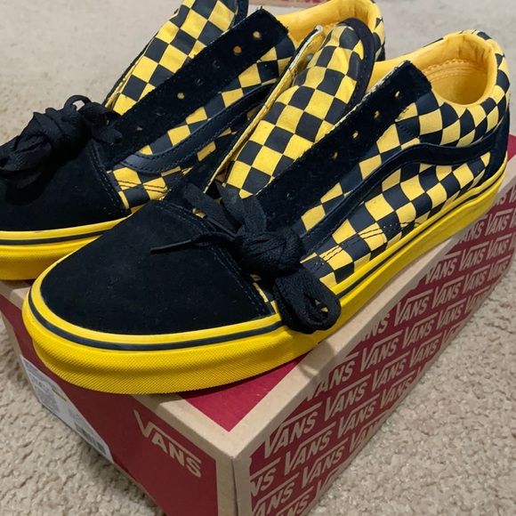 Vans Other - Yellow Checkered Vans